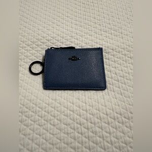 Coach Mini Skinny Id Case Blue